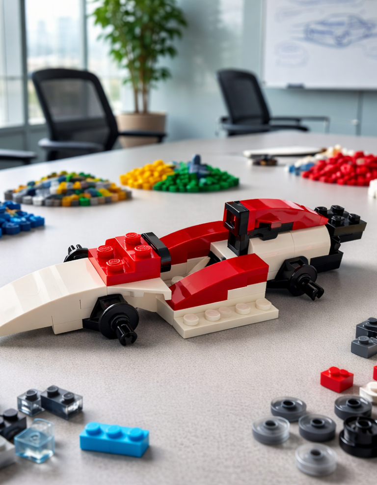 Racing DreamCar Lean Lego Planspiel Lean Planspiel in Aktion